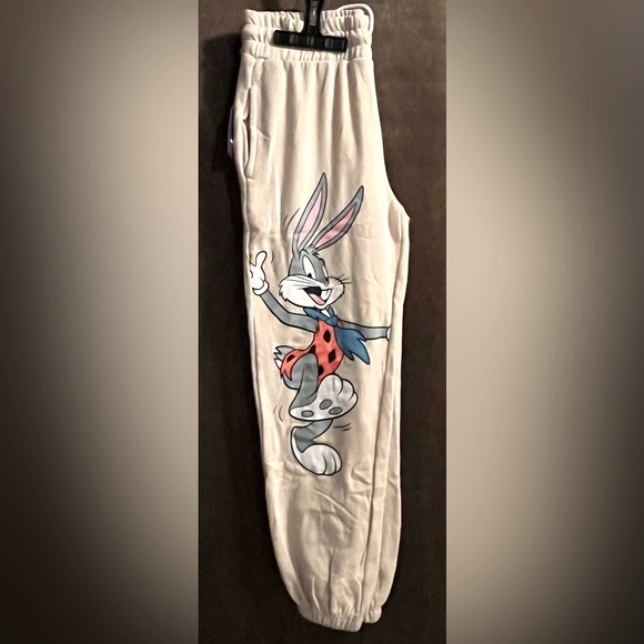 Yabba, Dabba Doo & Space Jam LOLA Tweety Bird Double Sided Sweatpants/ Joggers - Picture 5 of 12